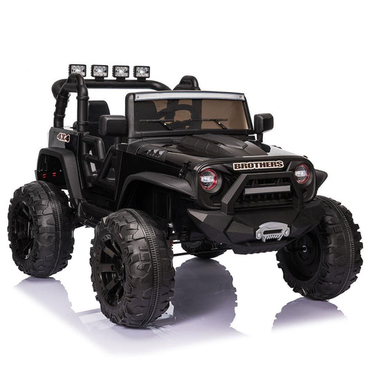 Kids Electric Ride On Truck with Remote Control and LED Lights - 24V 400W