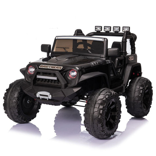 Kids Electric Ride On Truck with Remote Control and LED Lights - 24V 400W