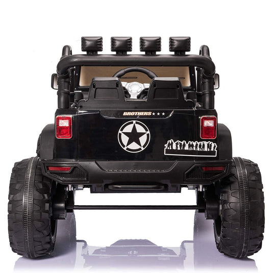 Kids Electric Ride On Truck with Remote Control and LED Lights - 24V 400W