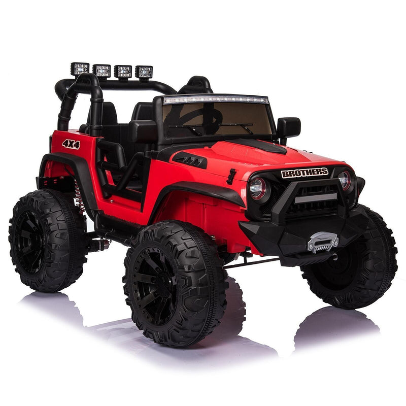 Load image into Gallery viewer, Kids Electric Ride On Truck with Remote Control and LED Lights - 24V 400W
