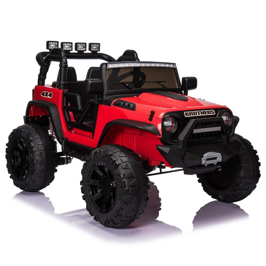 Kids Electric Ride On Truck with Remote Control and LED Lights - 24V 400W