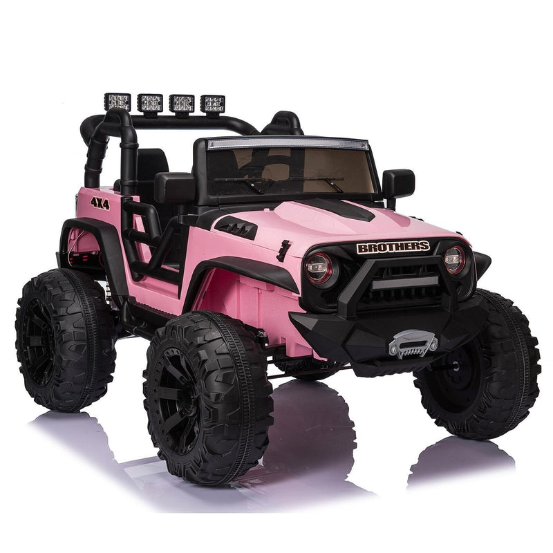 Load image into Gallery viewer, Kids Electric Ride On Truck with Remote Control and LED Lights - 24V 400W
