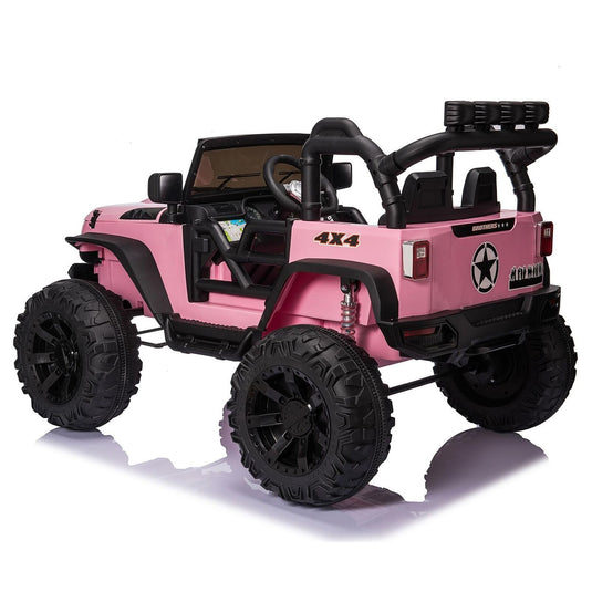 Kids Electric Ride On Truck with Remote Control and LED Lights - 24V 400W