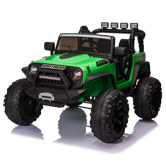 Kids Electric Ride On Truck with Remote Control and LED Lights - 24V 400W
