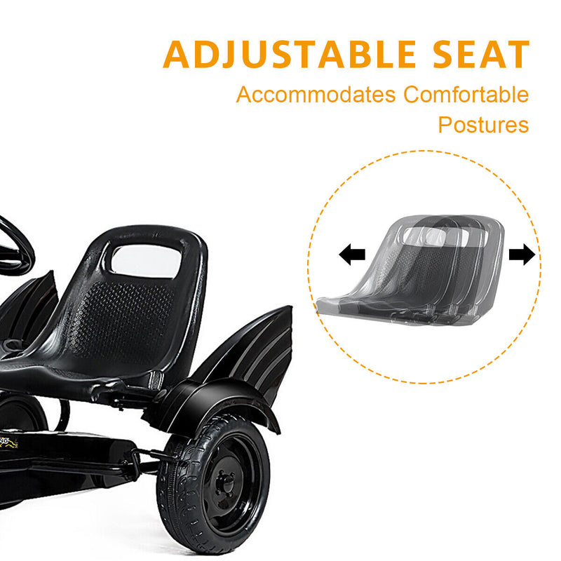 Load image into Gallery viewer, Kid&#39;s Go Kart Pedal Car with Clutch &amp; Hand Brake - Perfect Christmas Gift!
