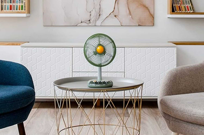 Load image into Gallery viewer, Vintage Rechargeable Fan + Aroma Diffuser
