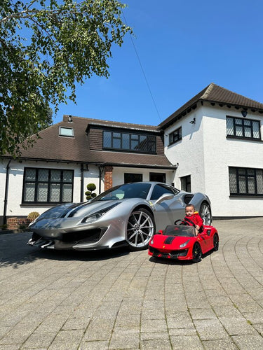 Kids Ferrari 488 Ride On Car For Children W/Wireless Parental Control