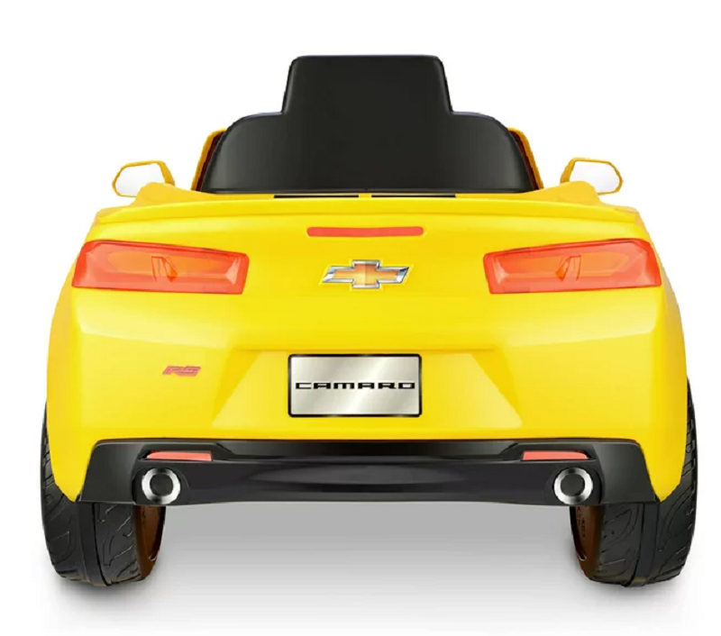 Load image into Gallery viewer, KIDZ MOTORZ 6V Racing Camaro RS - Yellow One Seater Ride-On Car
