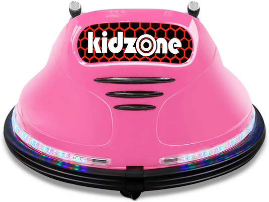 Kidzone DIY 6V Electric Bumper Car with Remote Control - Numbered from 00 to 99 for Kids