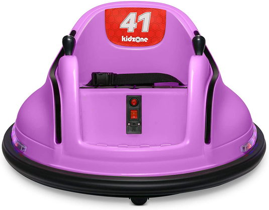 Kidzone DIY Electric Bumper Car for Kids Ages 3-8 with Remote Control - 6V Ride On Toy