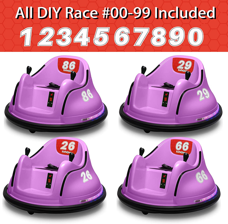 Load image into Gallery viewer, Kidzone DIY Electric Bumper Car for Kids Ages 3-8 with Remote Control - 6V Ride On Toy #00-99
