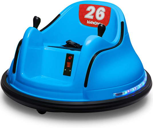 Kidzone DIY Electric Bumper Car with Remote Control - 6V Ride On Toy for Kids Ages 3-8 (00-99)