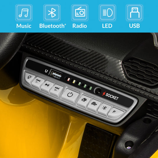 Kidzone Kids 12V Electric Ride-On Car - Choose from 6 Vibrant Colors!