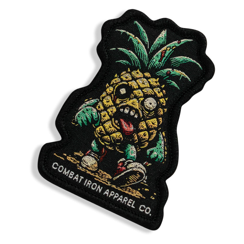 Load image into Gallery viewer, Kill Bad Vibes Pineapple Man Velcro Patch
