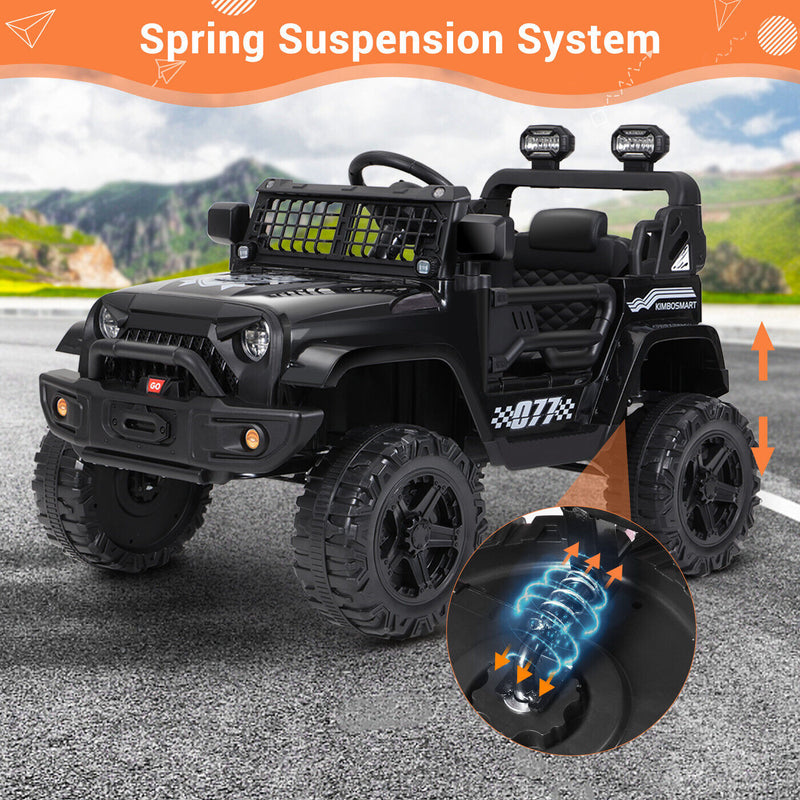 Load image into Gallery viewer, Kimbosmart 12V Electric Kids Ride On Truck Car with Remote Control and MP3 Bluetooth Integration
