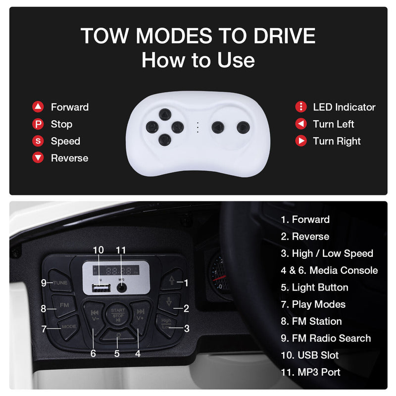 Load image into Gallery viewer, Kimbosmart 12V Electric Ride-On Truck for Kids: A Fun and Exciting Vehicle for Boys and Girls
