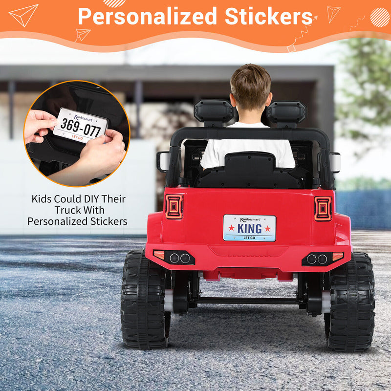 Load image into Gallery viewer, Kimbosmart 12V Kids Ride-On Truck with MP3 and Remote Control
