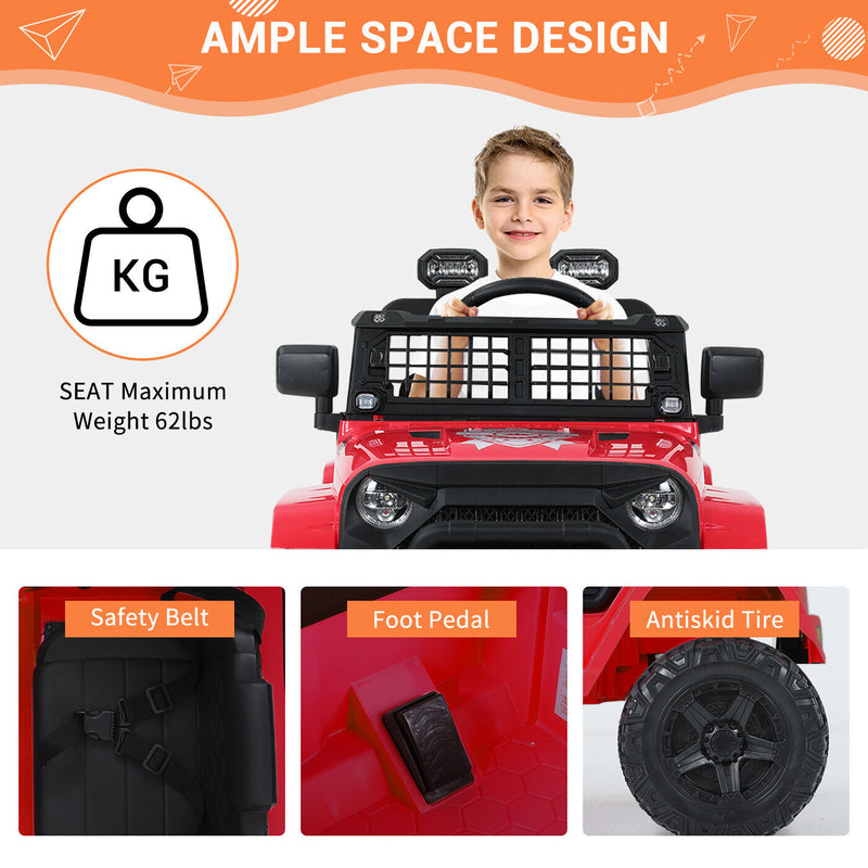 Load image into Gallery viewer, Kimbosmart 12V Kids Ride-On Truck with MP3 and Remote Control
