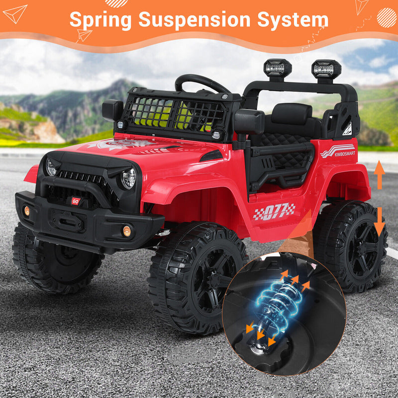 Load image into Gallery viewer, Kimbosmart 12V Kids Ride-On Truck with MP3 and Remote Control
