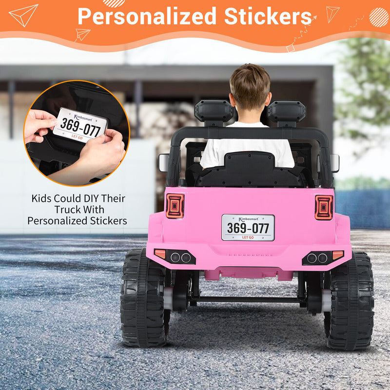 Load image into Gallery viewer, Kimbosmart 12V Kids Ride On Truck with Remote Control and Bluetooth Connectivity
