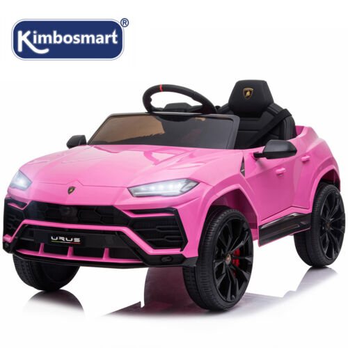 Kimbosmart 12V Lamborghini Licensed Electric Ride-On Car with Remote Control for Kids - Perfect Gift for Young Drivers