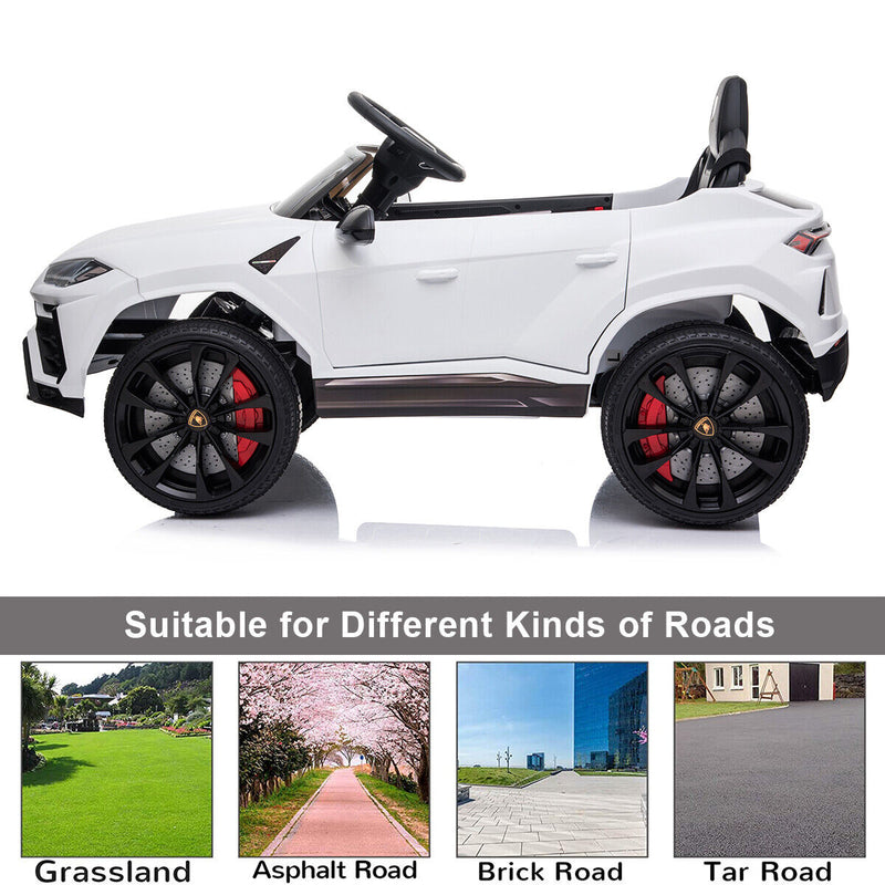 Load image into Gallery viewer, Kimbosmart 12V Licensed Lamborghini Urus Kids Ride On Car with Remote Control - A Thrilling Toy for Young Drivers
