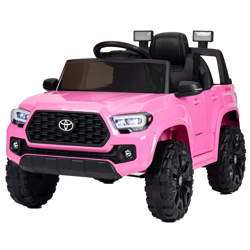 Load image into Gallery viewer, Kimbosmart 12V Licensed Toyota Tacoma Kids Ride-On Car with Charging Reminder Feature
