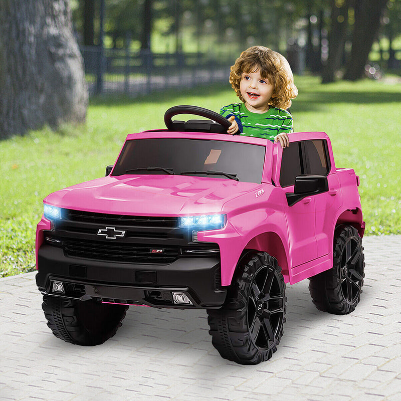 Load image into Gallery viewer, Kimbosmart Chevrolet Silverado 12V Ride On Car with Remote Control for Kids
