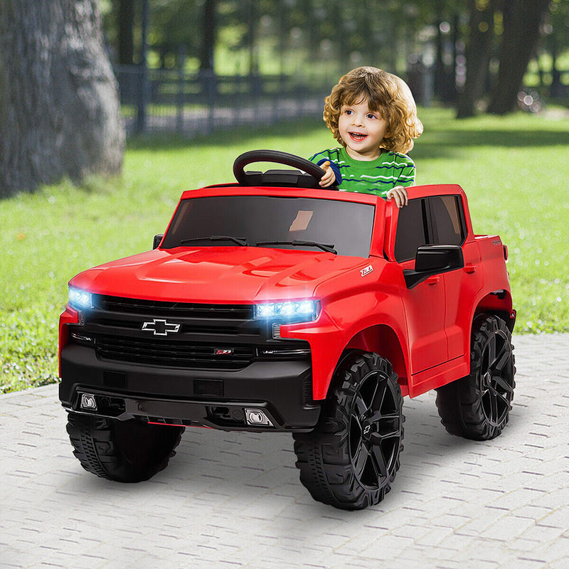 Load image into Gallery viewer, Kimbosmart Chevrolet Silverado 12V Ride On Car with Remote Control for Kids
