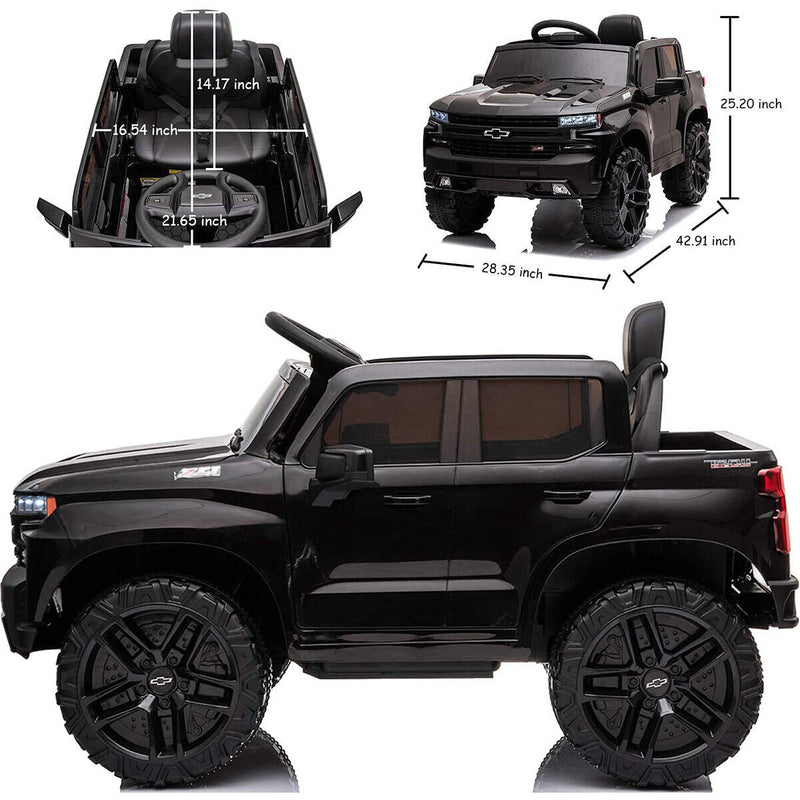 Load image into Gallery viewer, Kimbosmart Chevrolet Silverado Electric Ride-On Car for Kids with Remote Control
