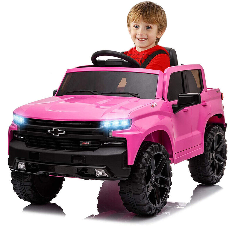 Load image into Gallery viewer, Kimbosmart Chevrolet Silverado Electric Ride-On Car for Kids with Remote Control
