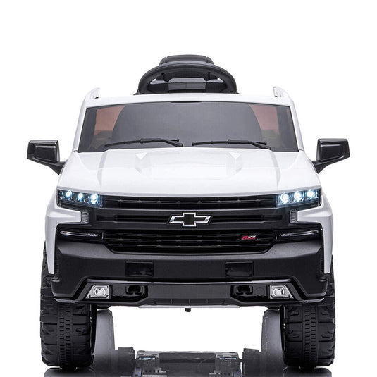 Kimbosmart Chevrolet Silverado Electric Ride-On Car for Kids with Remote Control