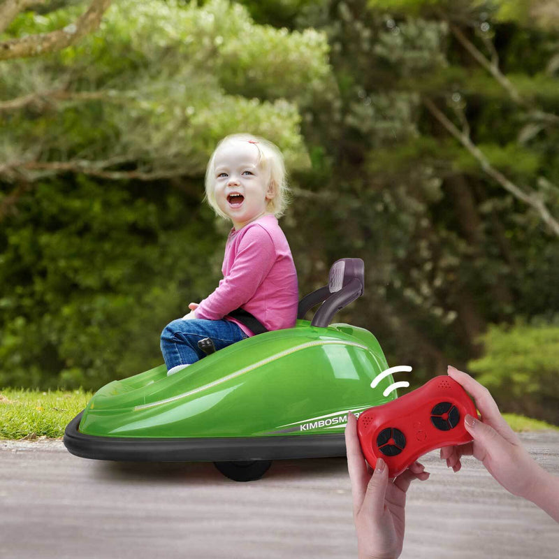 Load image into Gallery viewer, Kimbosmart DIY Electric Bumper Car for Kids with Remote Control - 6V Ride On Toy
