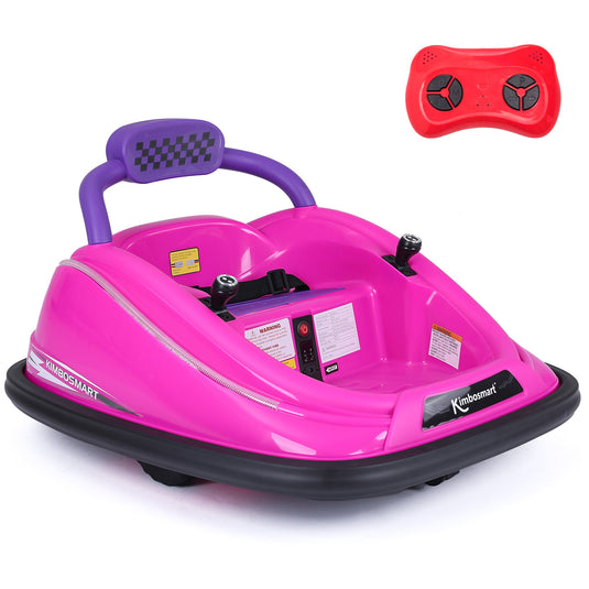 Kimbosmart DIY Sticker Race Car: 12V Electric Ride-On Bumper Car for Kids