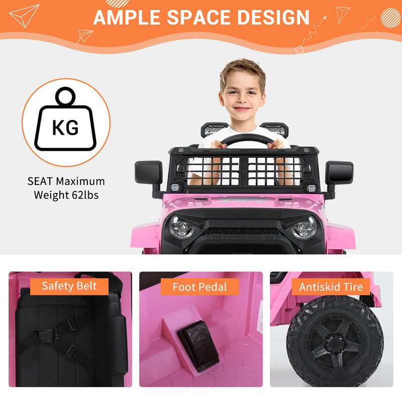 Load image into Gallery viewer, Kimbosmart Kids 12V Ride On Truck with Remote Control - Battery Powered Car for Endless Fun!
