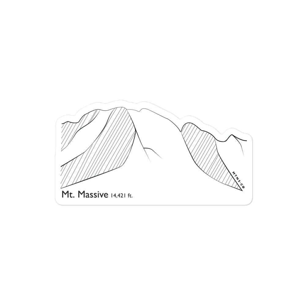Mt Massive Sticker