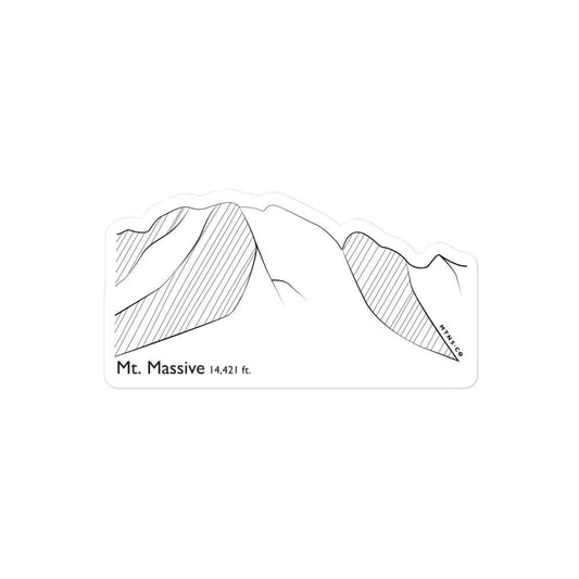 Mt Massive Sticker