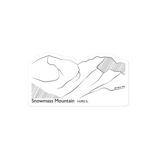 Snowmass Mountain Sticker