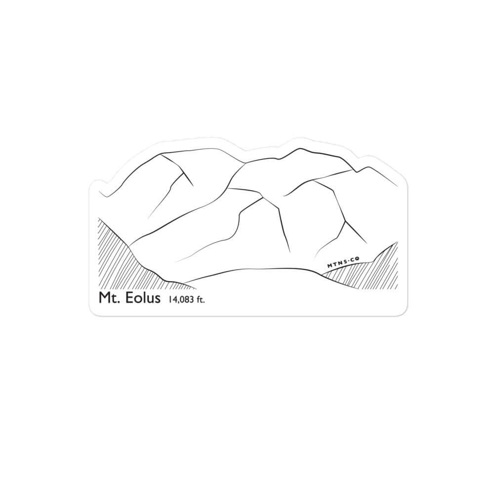 Mt Eolus Sticker