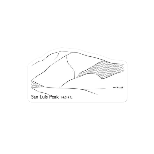 San Luis Peak Sticker