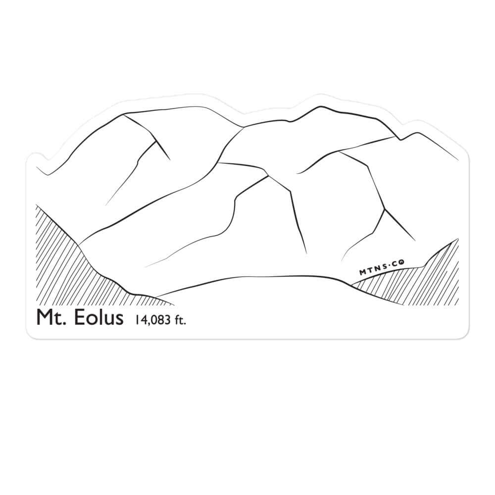 Mt Eolus Sticker