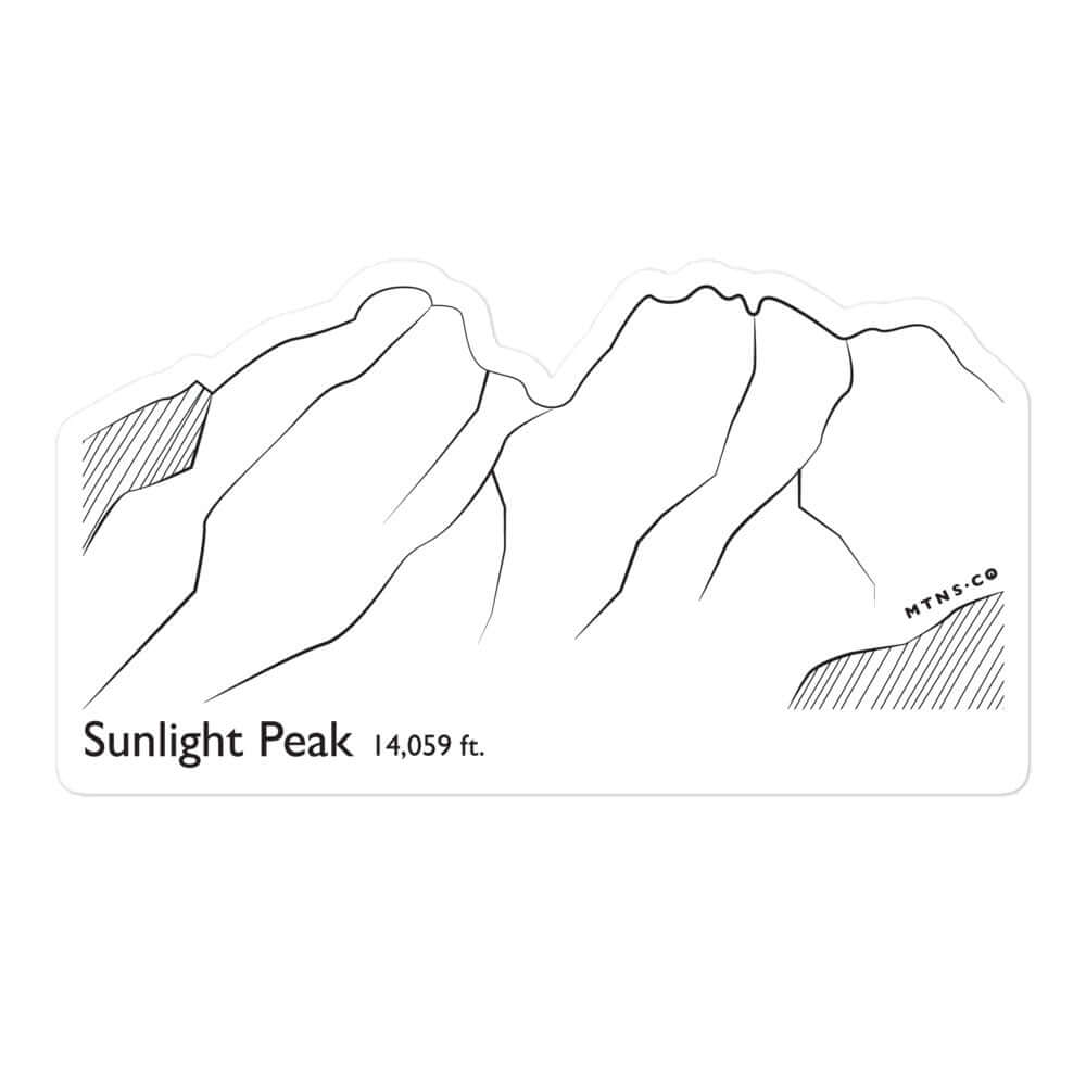 Sunlight Peak Sticker