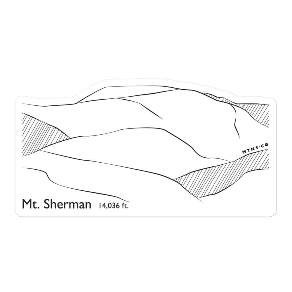 Mt Sherman Sticker