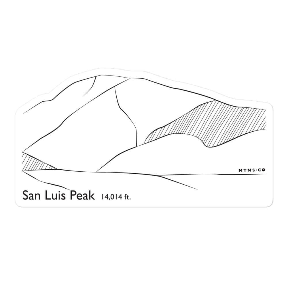San Luis Peak Sticker