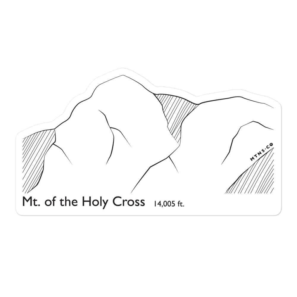 Mt of the Holy Cross Sticker