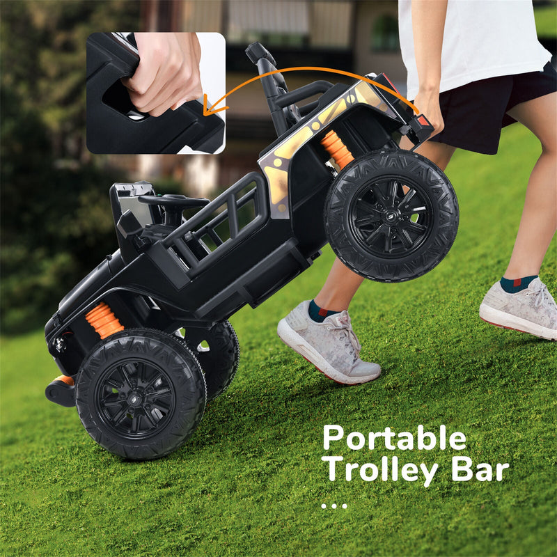 Load image into Gallery viewer, 2-Seater 12V Ride-on Truck for Kids with Remote Control, LED Lights, FM Radio, and Bluetooth
