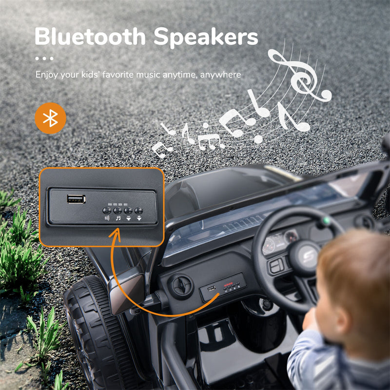 Load image into Gallery viewer, Electric 4 Wheeler Quad Car Toy with Parent Remote Control for Kids - 12V Ride On Truck
