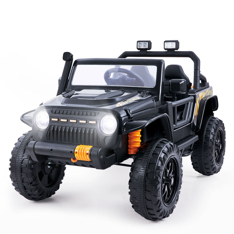 Load image into Gallery viewer, KLOKICK Parent-Child Electric Jeep Ride On Car with Remote Control and LED Lights - 3 Speed Options
