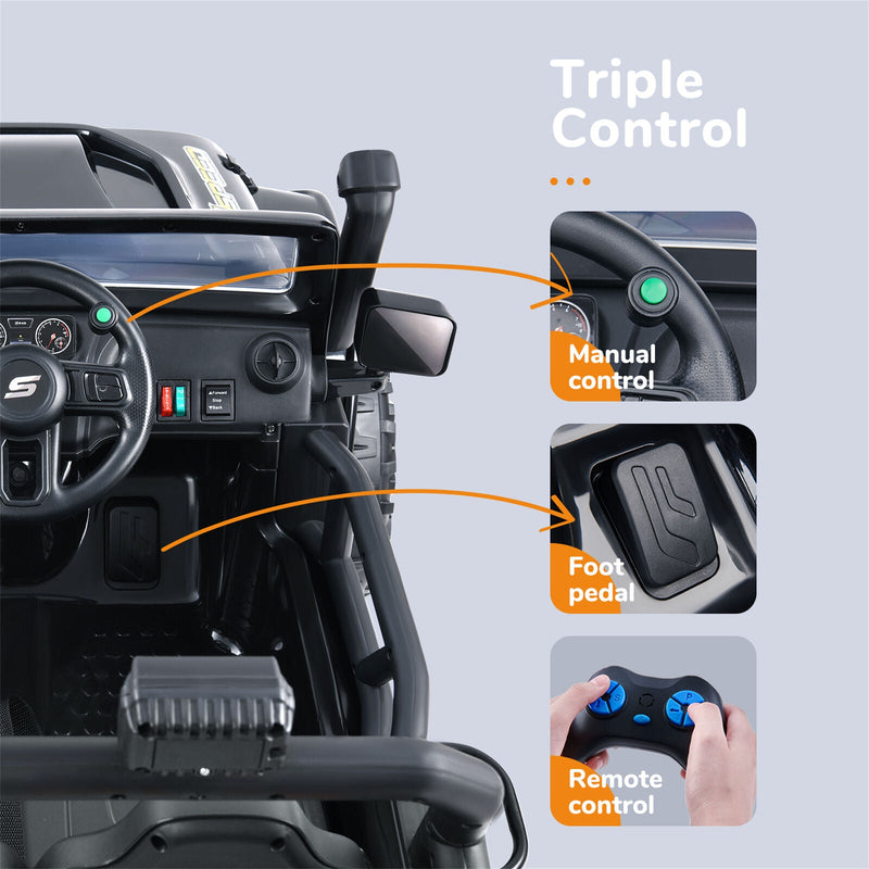 Load image into Gallery viewer, 12V Battery Powered 2 Seater Kids Ride On Truck with Remote Control
