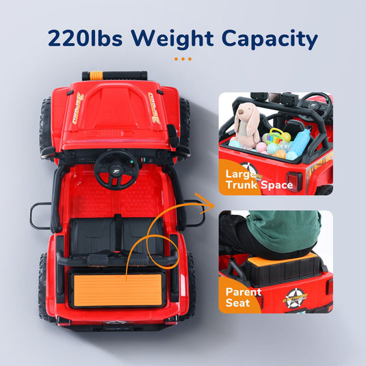 12V Battery Powered 2 Seater Kids Ride On Truck with Remote Control